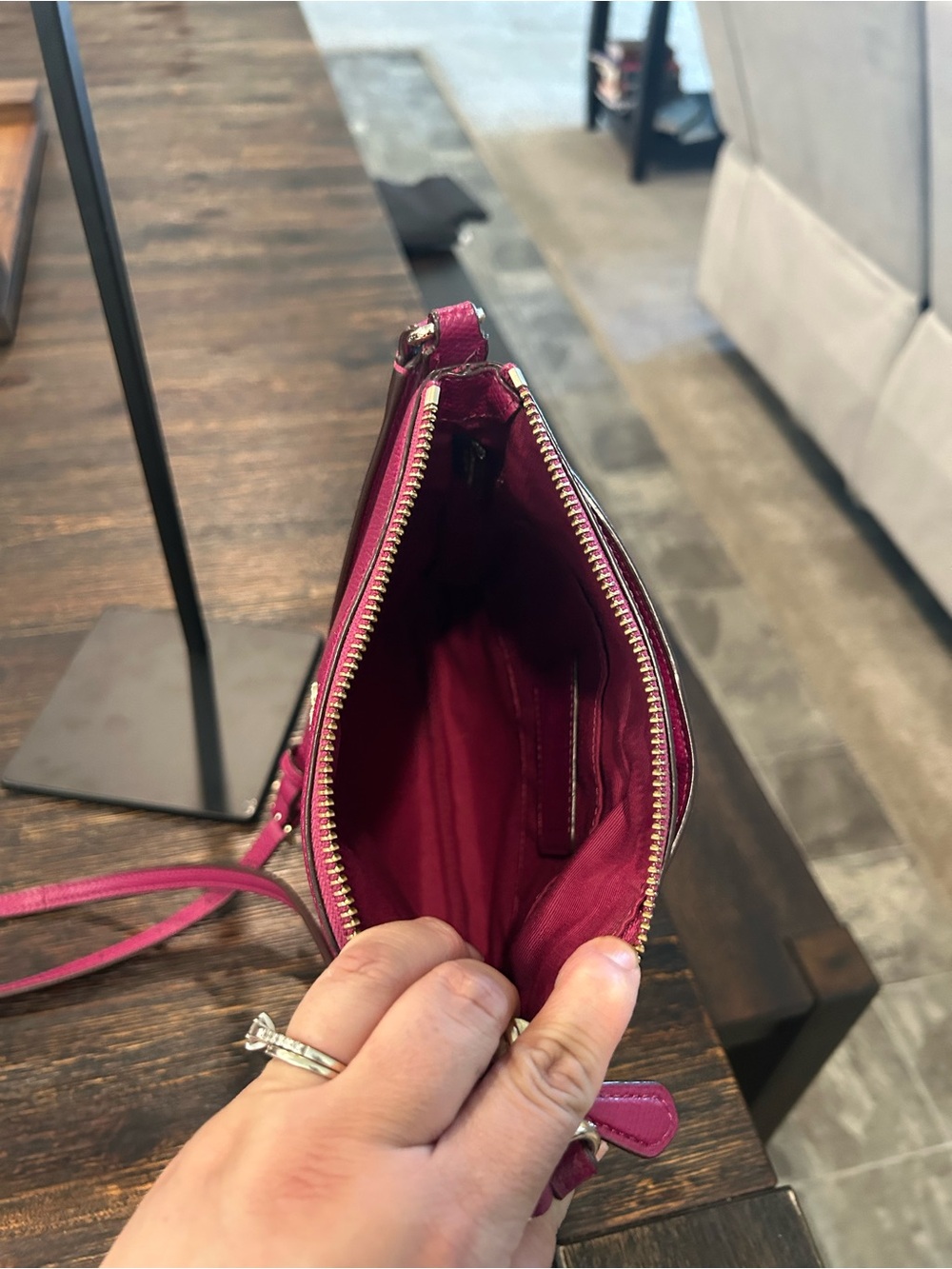 Coach Crossbody Bag in Raspberry - Picture 4 of 4